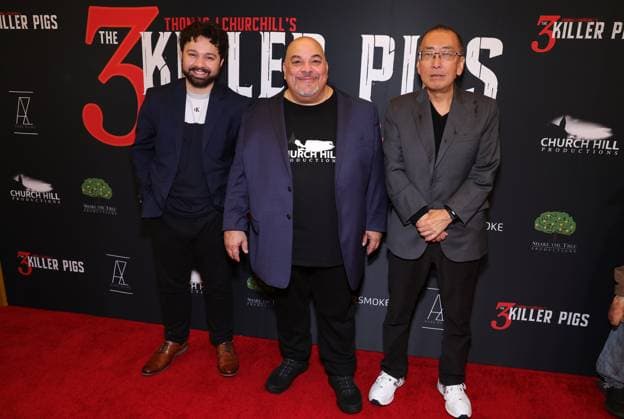 Los Angeles AFM special screening of The 3 Killer Pigs held at AMC Century City 15 Featuring: Noah Pitifer, Thomas J. Churchill, John. w. Kim Where: Los Angeles, California, United States When: 14 Nov 2025 Credit: Faye s Vision Cover Images EDITORIAL USE ONLY. NOT FOR USE BY NEWSPAPERS BASED IN THE UK. Copyright: xx coverimg55269533