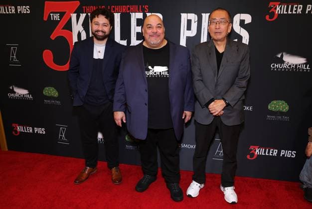 Los Angeles AFM special screening of The 3 Killer Pigs held at AMC Century City 15 Featuring: Noah Pitifer, Thomas J. Churchill, John. w. Kim Where: Los Angeles, California, United States When: 14 Nov 2025 Credit: Faye s Vision Cover Images EDITORIAL USE ONLY. NOT FOR USE BY NEWSPAPERS BASED IN THE UK. Copyright: xx coverimg55269534