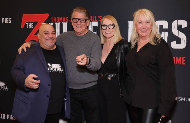 Los Angeles AFM special screening of The 3 Killer Pigs held at AMC Century City 15 Featuring: Thomas J. Churchill, Anson Williams, Jackie Gerken, Aleksandra Zorich Hunt Where: Los Angeles, California, United States When: 14 Nov 2025 Credit: Faye s Vision Cover Images EDITORIAL USE ONLY. NOT FOR USE BY NEWSPAPERS BASED IN THE UK. Copyright: xx coverimg55269549