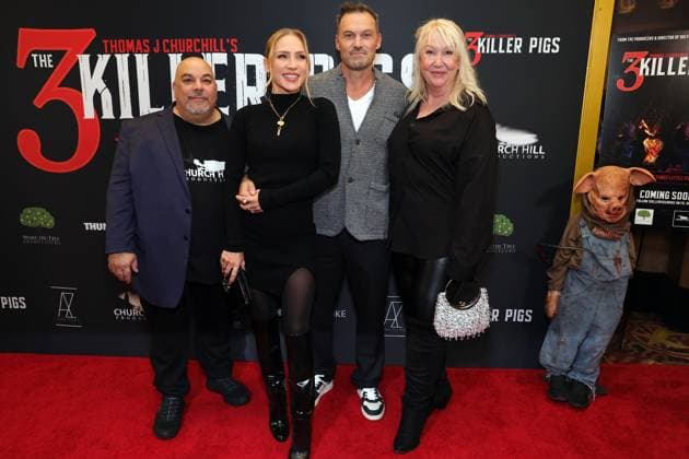 Los Angeles AFM special screening of The 3 Killer Pigs held at AMC Century City 15 Featuring: Thomas J. Churchill, Sharna Burgess, Brian Austin Green, Aleksandra Zorich Hunt Where: Los Angeles, California, United States When: 14 Nov 2025 Credit: Faye s Vision Cover Images EDITORIAL USE ONLY. NOT FOR USE BY NEWSPAPERS BASED IN THE UK. Copyright: xx coverimg55269317