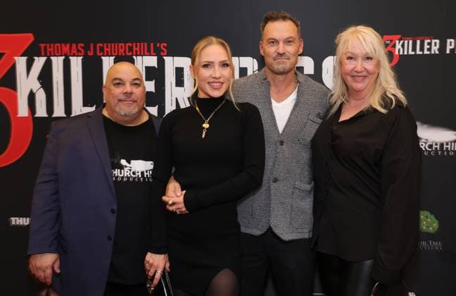 Los Angeles AFM special screening of The 3 Killer Pigs held at AMC Century City 15 Featuring: Thomas J. Churchill, Sharna Burgess, Brian Austin Green, Aleksandra Zorich Hunt Where: Los Angeles, California, United States When: 14 Nov 2025 Credit: Faye s Vision Cover Images EDITORIAL USE ONLY. NOT FOR USE BY NEWSPAPERS BASED IN THE UK. Copyright: xx coverimg55269318