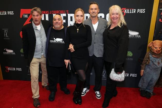Los Angeles AFM special screening of The 3 Killer Pigs held at AMC Century City 15 Featuring: Thomas J. Churchill, Sharna Burgess, Brian Austin Green, Aleksandra Zorich Hunt Where: Los Angeles, California, United States When: 14 Nov 2025 Credit: Faye s Vision Cover Images EDITORIAL USE ONLY. NOT FOR USE BY NEWSPAPERS BASED IN THE UK. Copyright: xx coverimg55269320