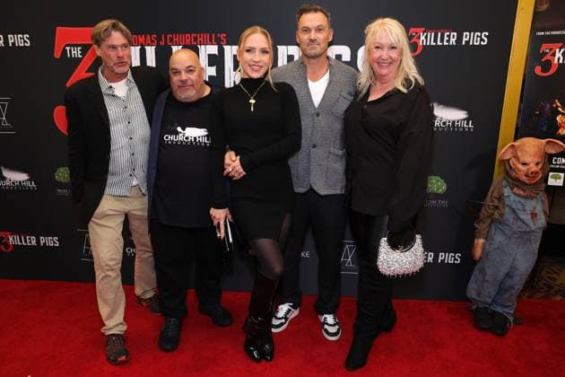 Los Angeles AFM special screening of The 3 Killer Pigs held at AMC Century City 15 Featuring: Thomas J. Churchill, Sharna Burgess, Brian Austin Green, Aleksandra Zorich Hunt Where: Los Angeles, California, United States When: 14 Nov 2025 Credit: Faye s Vision Cover Images EDITORIAL USE ONLY. NOT FOR USE BY NEWSPAPERS BASED IN THE UK. Copyright: xx coverimg55269323