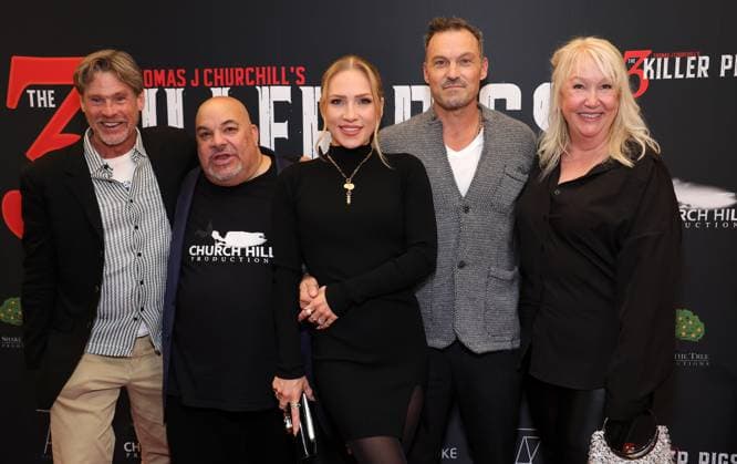 Los Angeles AFM special screening of The 3 Killer Pigs held at AMC Century City 15 Featuring: Thomas J. Churchill, Sharna Burgess, Brian Austin Green, Aleksandra Zorich Hunt Where: Los Angeles, California, United States When: 14 Nov 2025 Credit: Faye s Vision Cover Images EDITORIAL USE ONLY. NOT FOR USE BY NEWSPAPERS BASED IN THE UK. Copyright: xx coverimg55269324