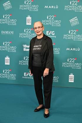 Monk, Italy: Monte Carlo, 22nd Monte Carlo Film Festival De La ComÃ die. Red carpet. Pictured: Elizabeth Missland Monk Italy  - ZUMAp169 20251114_zea_p169_609 Copyright: xManuelexMangiarottix