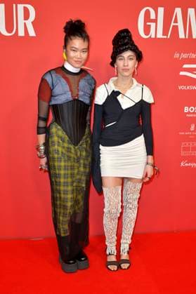 Eva Che and Sera Akyazici at the presentation of the Glamour Women of the Year Award 2025 at The Ritz Carlton Hotel Berlin, 14 11 2025 Foto:xM.xBehrensx xFuturexImagex glamour_woman_5360