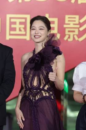 XIAMEN, CHINA - NOVEMBER 15: Actress Xin Zhilei of The Sun Rises on Us All arrives at the red carpet for the closing ceremony during the 38th China Golden Rooster Awards on November 15, 2025 in Xiamen, Fujian Province of China.  Copyright: xVCGx 111604074067