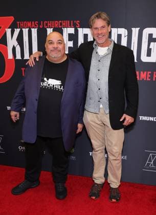 AFM Special Screening of THE 3 KILLER PIGS 14 November 2025 . Los Angeles, California - Thomas J. Churchill, William McNamara, At AFM Special Screening of THE 3 KILLER PIGS held at AMC Century City 15 in Los Angeles., Credit:Sadou Faye Avalon United States, CA, Los Angeles, AMC Century City 15  Copyright: xSadouxFayex xAvalonx 1052549843