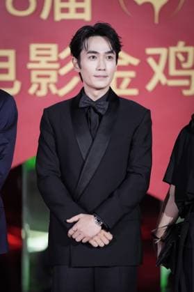 XIAMEN, CHINA - NOVEMBER 15: Actor Zhu Yilong arrives at the red carpet for the closing ceremony during the 38th China Golden Rooster Awards on November 15, 2025 in Xiamen, Fujian Province of China.  Copyright: xVCGx 111604074794