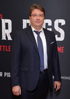 AFM Special Screening of THE 3 KILLER PIGS 14 November 2025 . Los Angeles, California - Giuseppe Tissino, At AFM Special Screening of THE 3 KILLER PIGS held at AMC Century City 15 in Los Angeles., Credit:Sadou Faye Avalon United States, CA, Los Angeles, AMC Century City 15  Copyright: xSadouxFayex xAvalonx 1052550109