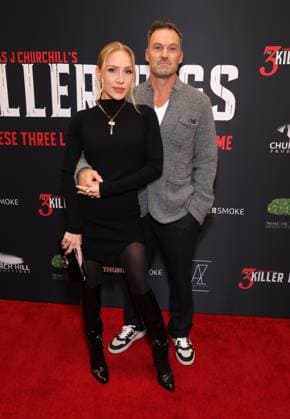 AFM Special Screening of THE 3 KILLER PIGS 14 November 2025 . Los Angeles, California - Sharna Burgess, Brian Austin Green At AFM Special Screening of THE 3 KILLER PIGS held at AMC Century City 15 in Los Angeles., Credit:Sadou Faye Avalon United States, CA, Los Angeles, AMC Century City 15  Copyright: xSadouxFayex xAvalonx 1052549392