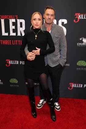 AFM Special Screening of THE 3 KILLER PIGS 14 November 2025 . Los Angeles, California - Sharna Burgess, Brian Austin Green At AFM Special Screening of THE 3 KILLER PIGS held at AMC Century City 15 in Los Angeles., Credit:Sadou Faye Avalon United States, CA, Los Angeles, AMC Century City 15  Copyright: xSadouxFayex xAvalonx 1052549480