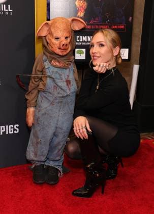 AFM Special Screening of THE 3 KILLER PIGS 14 November 2025 . Los Angeles, California - Sharna Burgess, At AFM Special Screening of THE 3 KILLER PIGS held at AMC Century City 15 in Los Angeles., Credit:Sadou Faye Avalon United States, CA, Los Angeles, AMC Century City 15  Copyright: xSadouxFayex xAvalonx 1052549530