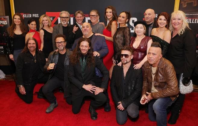 AFM Special Screening of THE 3 KILLER PIGS 14 November 2025 . Los Angeles, California - Cast and Crew, At AFM Special Screening of THE 3 KILLER PIGS held at AMC Century City 15 in Los Angeles., Credit:Sadou Faye Avalon United States, CA, Los Angeles, AMC Century City 15  Copyright: xSadouxFayex xAvalonx 1052550608