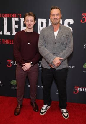 AFM Special Screening of THE 3 KILLER PIGS 14 November 2025 . Los Angeles, California - Samuel Pierce, Brian Austin Green, At AFM Special Screening of THE 3 KILLER PIGS held at AMC Century City 15 in Los Angeles., Credit:Sadou Faye Avalon United States, CA, Los Angeles, AMC Century City 15  Copyright: xSadouxFayex xAvalonx 1052550725