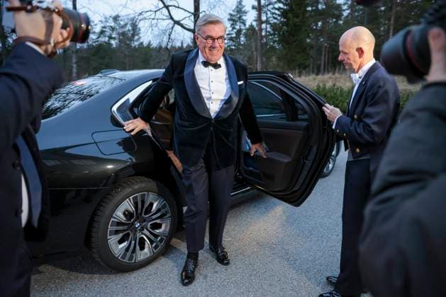 Holmenkollen Chapel Oslo 20251115 Stein Erik Hagen and Bendik Skinningsrud arrive at Holmenkollen Chapel for their wedding on Saturday afternoon Photo Amanda Pedersen Giske NTB Oslo Norway VNJZ8HxtoqM EDITORIAL USE ONLY Ref VNJZ8HxtoqM jpg  Copyright: xAmandaxPedersenxGiskex xNTBx