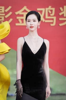 XIAMEN, CHINA - NOVEMBER 15: Actress Chen Duling arrives at the red carpet for the closing ceremony during the 38th China Golden Rooster Awards on November 15, 2025 in Xiamen, Fujian Province of China.  Copyright: xVCGx 111604093147