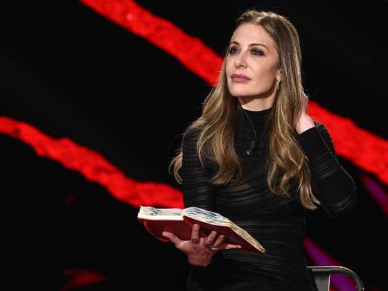 Rome: Rai studios, formerly Dear, TV show Belve. Pictured: Francesca Fagnani  Copyright: xMarcoxProvvisionatox xipa-agency.netx xMarcoxProvvisionatox IPA_Agency_IPA67992021