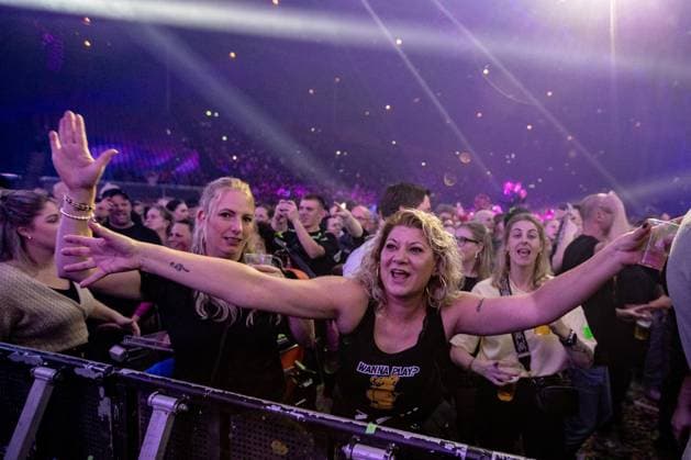 ARNHEM DJ Paul Elstak performing at the Gelredome stadium. The occasion was the celebration of his 30th anniversary hit Rainbow in the Sky. ANP PAUL BERGEN netherlands out - belgium out  Copyright: xx x542203980x originalFilename: 542203980.jpg