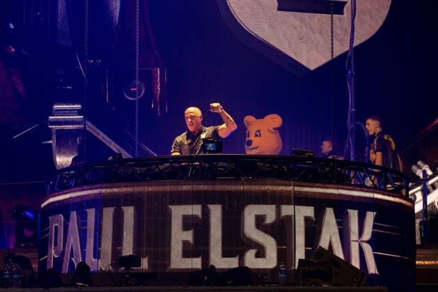 ARNHEM DJ Paul Elstak performing at the Gelredome stadium. The occasion was the celebration of his 30th anniversary hit Rainbow in the Sky. ANP PAUL BERGEN netherlands out - belgium out  Copyright: xx x542204019x originalFilename: 542204019.jpg