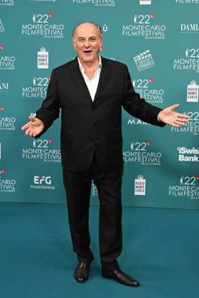 Monte Carlo, 22nd Monte-Carlo Film Festival De La Comédie. Red carpet awards ceremony. Pictured: Gerry Scotti, Gabriella Perino  Copyright: xManuelexMangiarottix xipa-agency.netx xComix xMangiarottix IPA_Agency_IPA68006066