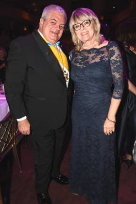 Guenther Grauer Narrhalla Honorary President Dr. Evelyne Menges City Councilor Munich 15 11 2025 Bayerischer Hof Narrhalla Hofballl Photo Munich