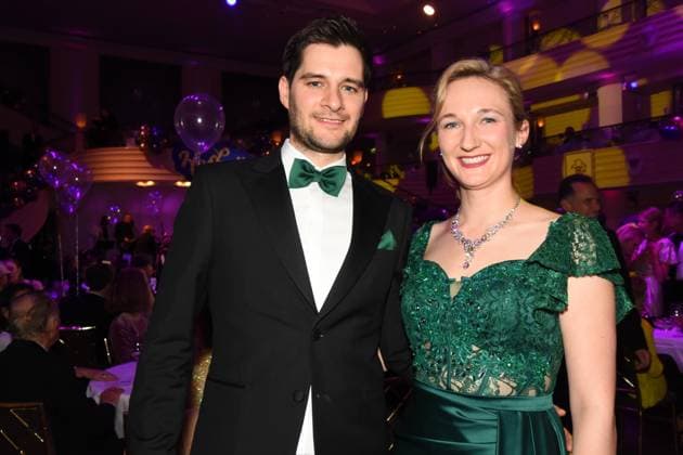 Narrhalla Carnival Prince and Princess Stephan I 34 Kuerten Development Engineer Samantha I Bigl 28 Product Manager Munich 15 11 2025 Bayerischer Hof Narrhalla Hofballl Photo Munich