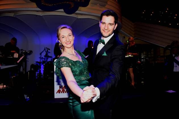 Narrhalla Faschingsprinzenpaar Samantha I Bigl 28 Stephan I 34 Kuerten Development Engineer Munich 15 11 2025 Bayerischer Hof Narrhalla Hofballl Photo Munich