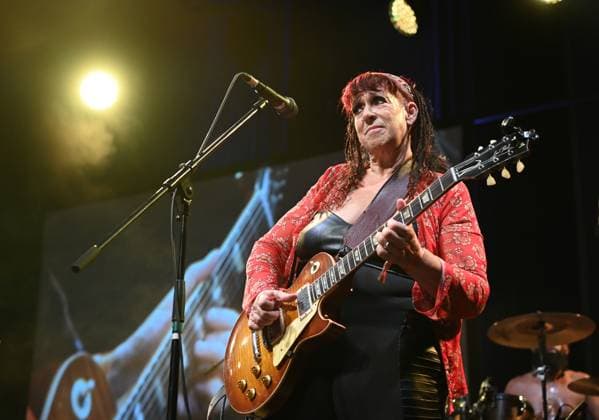 American singer Joanna Connor performs during the Blues Alive festival 2025 in Sumperk, Czech Republic, on November 15, 2025. (CTKxPhoto LudekxPerina) CTKPhotoP2025111505248  CTKPhotoP2025111505248