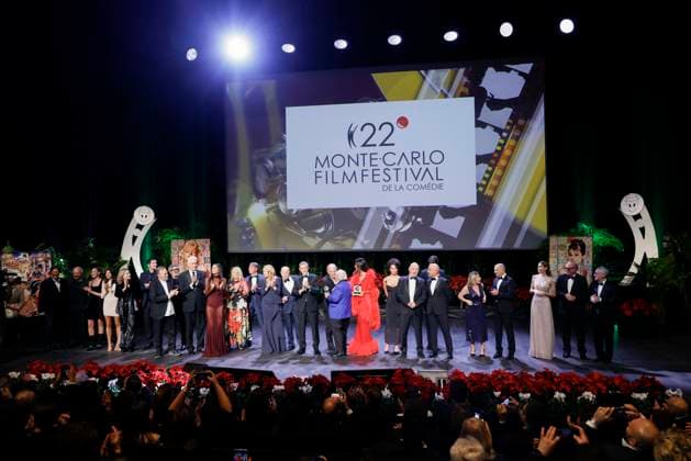 22nd Monte Carlo Film Festival - Awards Gala Night All the winners pose on the stage during the awards gala night held at Grimaldi Forum during 22nd Monte Carlo Film Festival on November 15, 2025 in Monte Carlo, Monaco. Photo Marco Piovanotto ABACAPRESS.COM Monte Carlo Monaco  Copyright: xPiovanottoxMarco ABACAx