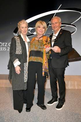 Marika George, Judy Winter and Klaus Wowereit at the 8th presentation of the Götz George Prize 2025 at the Kaiserin Friedrich Haus Berlin, 15 11 2025 Foto:xM.xBehrensx xFuturexImagex george_5168