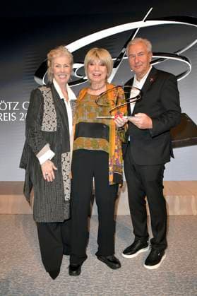 Marika George, Judy Winter and Klaus Wowereit at the 8th presentation of the Götz George Prize 2025 at the Kaiserin Friedrich Haus Berlin, 15 11 2025 Foto:xM.xBehrensx xFuturexImagex george_5170