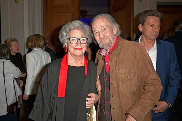 Peggy Lukac and Michael Mendl at the 8th presentation of the Götz George Prize 2025 at the Kaiserin Friedrich Haus Berlin, 15 11 2025 Foto:xM.xBehrensx xFuturexImagex george_5181