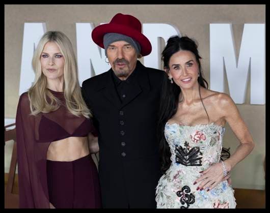 . 16 11 2025. London, United Kingdom. Ali Larter, Billy Bob Thornton and Demi Moore at the Landman Season 2 premiere in London.  xStephenxLockx xi-Imagesx IIM-26381-0044