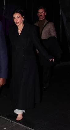 Landman Season Two UK premiere, Cineworld Leicester Square, London, UK, 16 November 2025. Demi Moore leaves the UK premiere of Landman Season Two, Cineworld Leicester Square, London, UK, 16 November 2025., Credit:Ed Avalon  Copyright: xEdx xAvalonx 1052826304