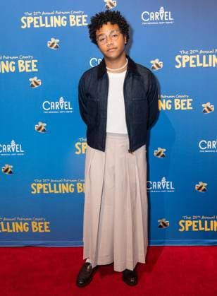 November 16, 2025, Bronx, New York, USA: Jahbril Cook attends The 25th Annual Putnam County Spelling Bee opening night at New World Stages Theatre in New York, NY on November 16, 2025. Bronx USA - ZUMAr339 20251116_znp_r339_028 Copyright: xLevxRadinx