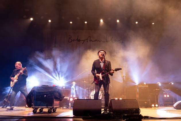 London, Babyshambles play at Brixton Academy. Pictured: (LR) Mick Whitnall, Peter Doherty  Copyright: xcristinaxmasseix xipa-agency.netx xx IPA_Agency_IPA68043901