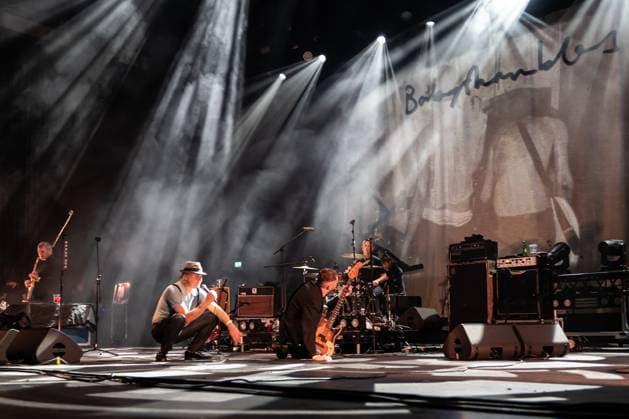 London, Babyshambles play at Brixton Academy. Pictured: (LR) Mick Whitnall, Peter Doherty, Drew McConnell, Adam Ficek  Copyright: xcristinaxmasseix xipa-agency.netx xx IPA_Agency_IPA68043941