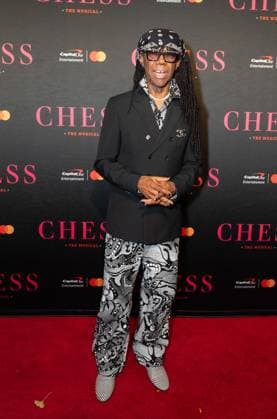 November 16, 2025, Bronx, New York, USA: Nile Rodgers attends Chess opening night on Broadway at Imperial Theatre in New York, NY on November 16, 2025 Bronx USA - ZUMAr339 20251116_znp_r339_041 Copyright: xLevxRadinx