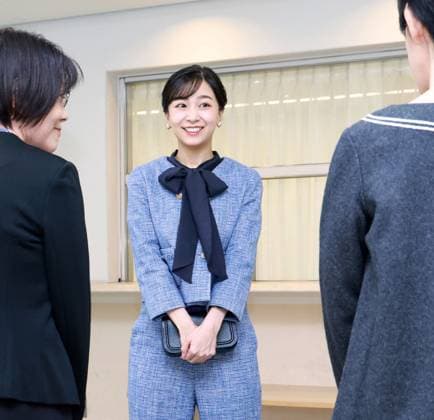 Princess Kako attends speech contest by students Japanese Princess Kako arrives at the venue of a speech contest by junior high school students in Tokyo on Nov. 16, 2025. (Pool photo)  A14AA0005038152P