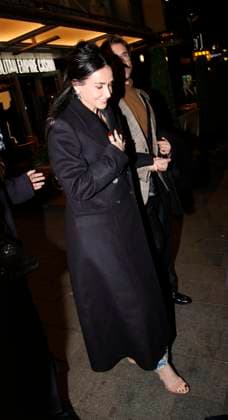 Landman Season Two UK premiere, Cineworld Leicester Square, London, UK, 16 November 2025. Demi Moore leaves the UK premiere of Landman Season Two, Cineworld Leicester Square, London, UK, 16 November 2025., Credit:James Smart Pictures Avalon  Copyright: xJames SmartxPicturesx xAvalonx 1052903314