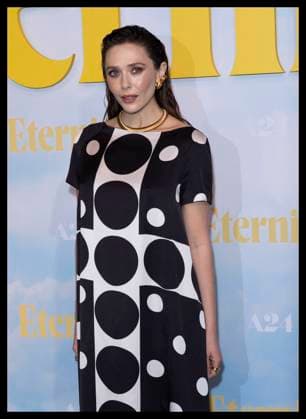 . 17 11 2025. London, United Kingdom. Elizabeth Olsen arriving at the Eternity premiere in London.  xStephenxLockx xi-Imagesx IIM-26385-0011