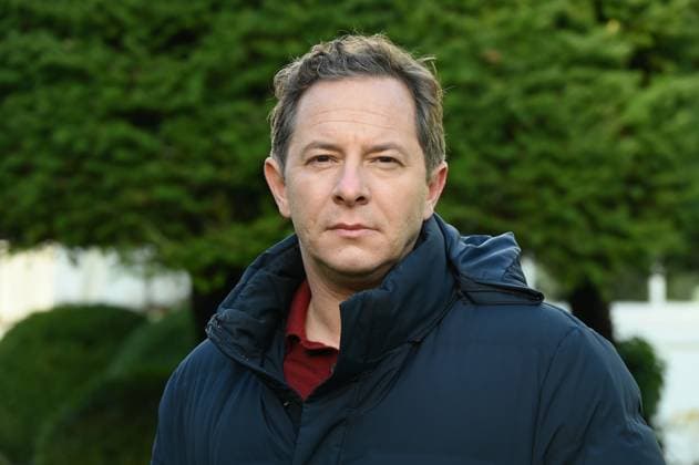 Actor Triystan Pütter poses on the set of the 98 Cologne crime scene Der Glücklichmacher