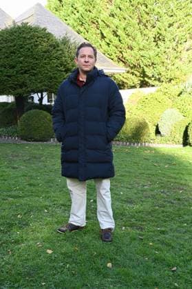 Actor Triystan Pütter poses on the set of the 98 Cologne crime scene Der Glücklichmacher