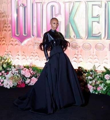 Cynthia Erivo arrives on the red carpet at the Wicked: For Good! New York Premiere at David Geffen Hall, Lincoln Center on Monday, November 17, 2025 in New York City  NYP20251117107 JOHNxANGELILLO