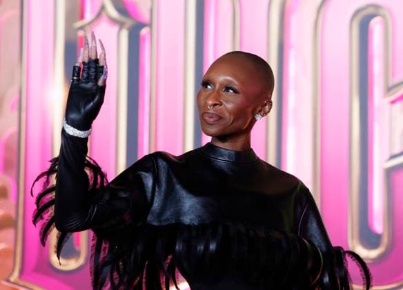 Cynthia Erivo arrives on the red carpet at the Wicked: For Good! New York Premiere at David Geffen Hall, Lincoln Center on Monday, November 17, 2025 in New York City  NYP20251117132 JOHNxANGELILLO