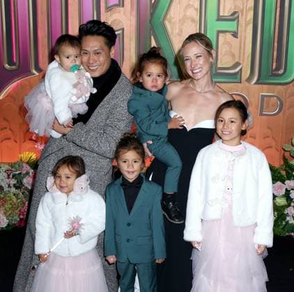 Wicked: For Good New York Premiere Jon M. Chu, Kristin Hodge and children attending the Wicked: For Good New York Premiere held at the David Geffen Hall on November 17, 2025 in New York City, NY New York City David Geffen Hall NY USA Copyright: xStevenxBergman AFF-USA.COMx