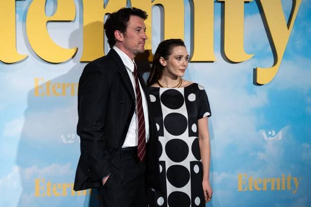 Eternity Premiere - London Miles Teller and Elizabeth Olsen attend the Eternity UK Premiere at The Cinema In The Power Station, London, UK on November 17, 2025. Photo by LounisPhotography ABACAPRESS.COM London United Kingdom  Copyright: xLounisPhotography ABACAx