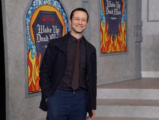Actor Joseph Gordon Levitt attends the premiere of Netflix s motion picture murder mystery Wake Up Dead Man: A Knives Out Mystery at the Academy Museum of Motion Pictures in Los Angeles on Monday, November 17, 2025. Storyline: Benoit Blanc returns for his most dangerous case yet.  LAP2025111707 JIMxRUYMEN