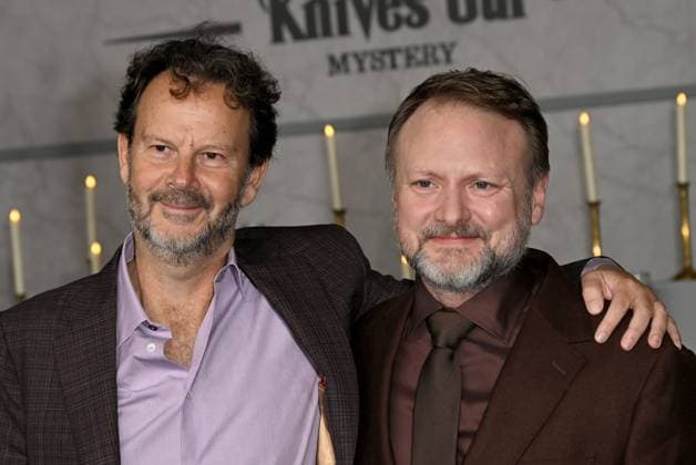 ˜Wake Up Dead Man: A Knives Out Mystery™ Premiere Ram Bergman and Rian Johnson arriving to Netflix™s Wake Up Dead Man: A Knives Out Mystery Los Angeles premiere held at the Academy Museum of Motion Pictures on November 17, 2025 in Los Angeles, Ca. Los Angeles Academy Museum of Motion Picture California USA Copyright: xLeexWatt AFF-USA.COMx